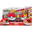 JAZWARES Pokemon Pikachu vs Bulbasaur attack game