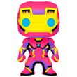 FUNKO POP figure Marvel Iron Man Black Light Exclusive