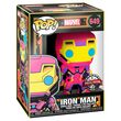 FUNKO POP figure Marvel Iron Man Black Light Exclusive
