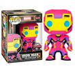 FUNKO POP figure Marvel Iron Man Black Light Exclusive