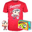 Funko Set figure POP & Tee Back DC Comics Superman Exclusive Flocked (S)