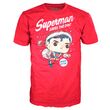 Funko Set figure POP & Tee Back DC Comics Superman Exclusive Flocked (S)