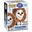 Funko Pop! Disney Olaf Present Olaf as Simba Exclusive 1179
