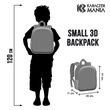 Disney Stitch Thing 3D backpack 31cm 8445118064865