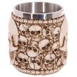 Multi Skull with Skull Emblem tankard 5055071710582