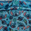 Loungefly Disney Stitch plush tote bacg with coin bag 671803478404