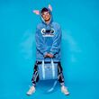 Loungefly Disney Stitch plush tote bacg with coin bag 671803478404