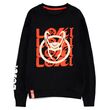 DIFUZED Marvel Loki Logo Text crewneck sweater