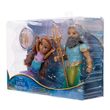 JAKKS PACIFIC Disney The Little Mermaid Ariel + Triton doll 15cm