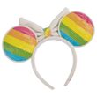 LOUNGEFLY Loungefly Disney Minnie Rainbow headband