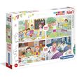Clementoni Puzzle - A Beautiful Day 2x20pcs 2x60pcs