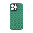Vivid Diamond Shape PU Leather Case Apple iPhone 14 Pro Green