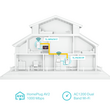 TP-Link Powerline Wi-Fi Extender AV1000 WPA7617 Kit