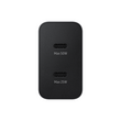 Samsung Fast GaN Travel Charger 50W Duo + Cable Type C To Type C Black