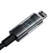 Baseus Gem USB to IP 2.4A fast charging cable 2 m Black