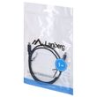 Lanberg CA-CMCM-10CU-0010-BK kabel USB 2.0 1m USB-C M/M  Black