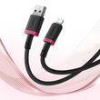 Baseus Dura Type A to IP 2.4A fast charging cable Black, Red