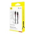 Baseus Dura Type C to Type C 100 W fast charging cable 2 m Black, Red