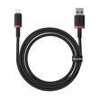 Baseus Dura Type A to IP 2.4A fast charging cable Black, Red