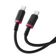 Baseus Dura Type C to Type C 100 W fast charging cable 2 m Black, Red