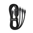 Baseus Flash Series Type C to C+C+C fast charging cable 480 Mbps Black
