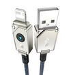 Baseus Unbreakable USB A to iP cable 2 m 5V-2.4A Black