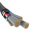 Baseus Unbreakable USB A to iP cable 1 m 5V-2.4A Black