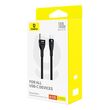 Baseus Flash 2 USB A to USB C fast charging cable 2 m 100 W Black