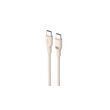 Havit CB6284 - USB Type C to USB Type C cable, 2.0 m (beige)