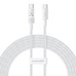 Baseus Gem USB C to USB C fast charging cable 2 m 100 W White