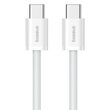 Baseus Superior USB C to USB C data cable 1 m 30 W White
