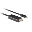 Lanberg CA-CMDP-10CU-0030-BK video cable adapter 3 m USB Type-C DisplayPort Black