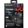 Defender Twins 638 Headset Wireless In-ear Calls/Music Bluetooth Black