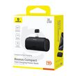 Baseus Compact P10068306113-00 Lithium-ion power bank 5000 mAh Black