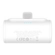 Baseus Compact P10068306213-00 Lithium-ion power bank 5000 mAh White