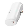 Baseus Compact P10068306213-00 Lithium-ion power bank 5000 mAh White
