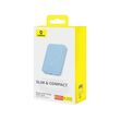 Baseus P10059001313-00 Lithium polymer (LiPo) power bank 10000 mAh Wireless charging Blue