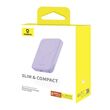 Baseus Magnetic Mini Air P10059002513-00 Lithium polymer power bank 6000 mAh Purple