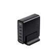 Havit UCLE004 EU - GaN five-port travel charger 140 W, black
