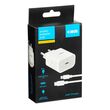Wall charger iBOX C-37 GaN PD20W, white