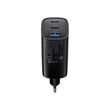 Havit UC20 - GaN 65 W three-port travel charger, black
