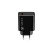 NATEC MAINS CHARGER RIBERA USB-A 18W BLACK