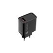 NATEC MAINS CHARGER RIBERA USB-A 18W BLACK