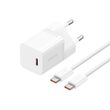 Baseus P10110902213-01 USB-C GaN5 mini 30W mains charger White