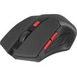 MOUSE DEFENDER ACCURA MM-275 RF BLACK & RED OPTICAL 1600DPI 6P