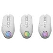 MOUSE DEFENDER GM-514 GLORY OPTIC RF RGB 3200dpi 7P WHITE
