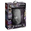 Gaming, optic, wired mouse  DEFENDER GM-933 SIN'SISTER 7200dpi 6P RGB