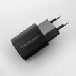 Qoltec 50764 mobile device charger Laptop, Portable gaming console, Power bank, Smartphone, Smartwatch, Tablet Black AC Fast charging Indoor