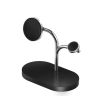 Samsung GP-PWU024WIABW mobile device charger Headset, Smartphone, Smartwatch Black, Silver USB Wireless charging Indoor