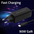 Qoltec 52420 90W GaN Super Fast Charger| 5-20V | 3-4.5A | USB-C 3.1